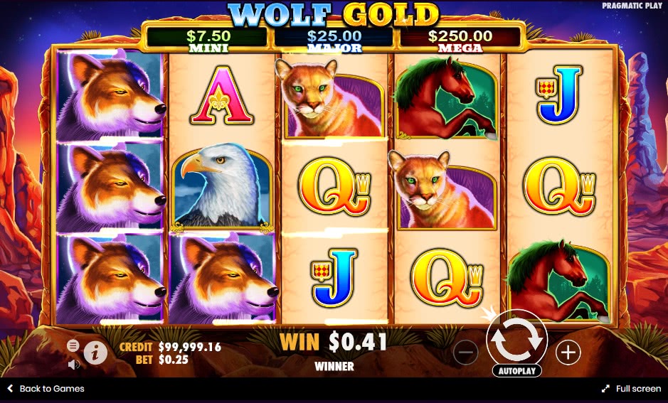 bonus sans condition wolf gold